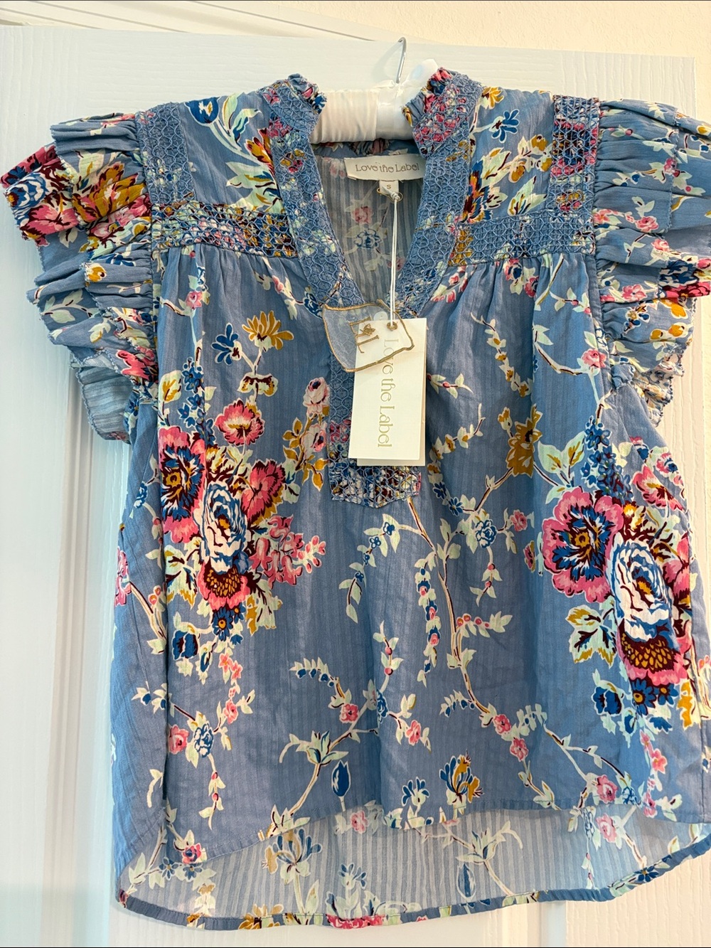 Love The Label $245 NWT Sara Top. Size small